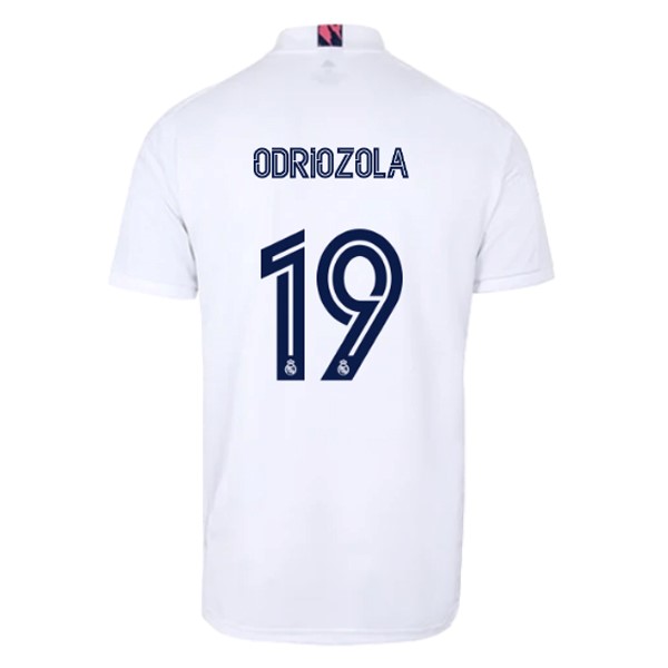 Camiseta Real Madrid Primera equipo NO.19 Odriozola 2020-2021 Blanco